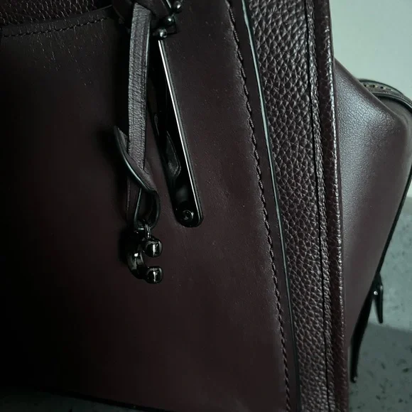 Coach Dreamer Dark Purple Satchel - Picture 4 of 11